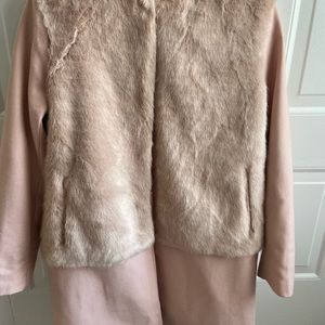 Zara faux wool coat